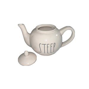 New Rae Dunn “STEEP”  Large Teapot